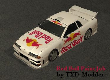 Red Bull Paint Job